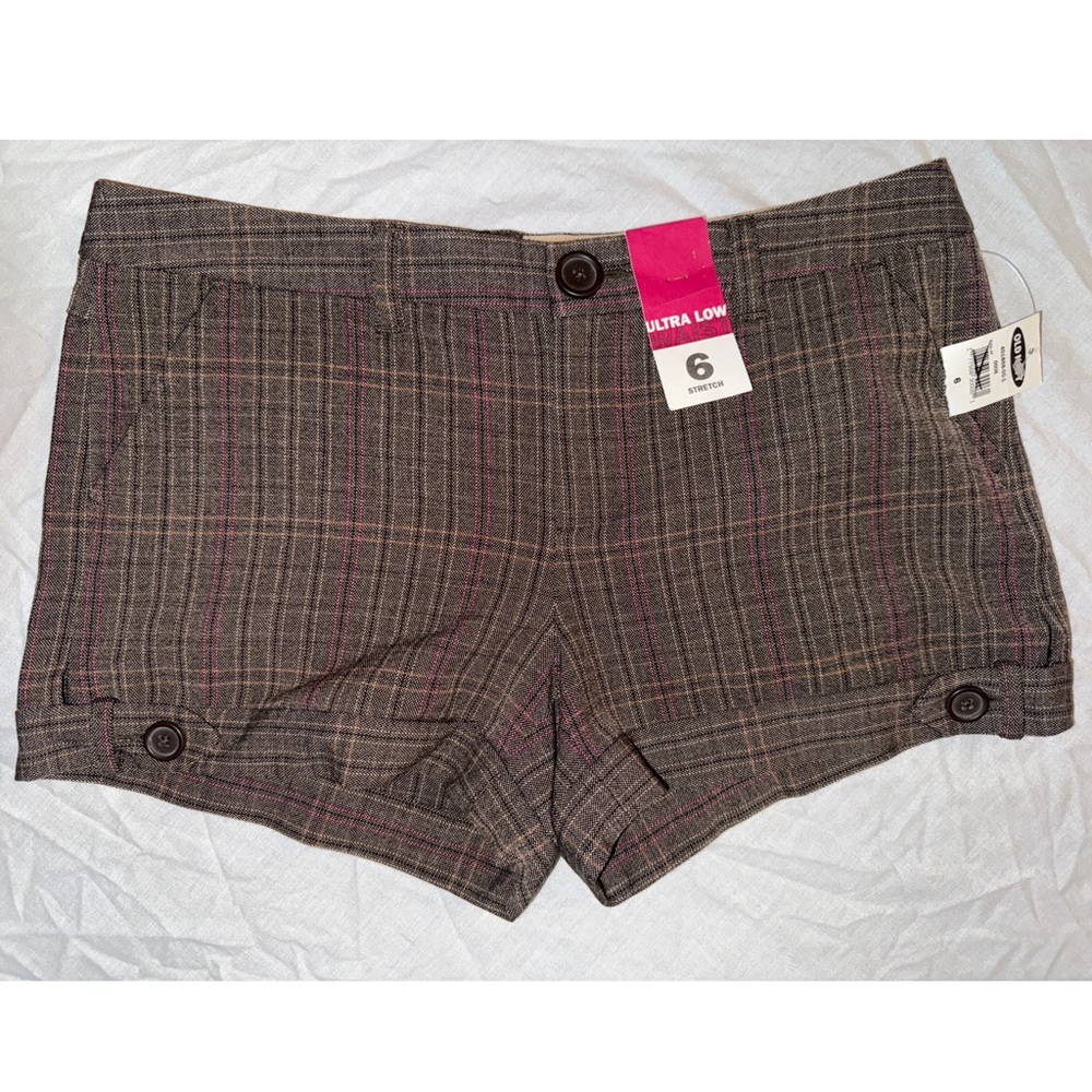Plaid Women's Shorts 2000s oldnavy low rise